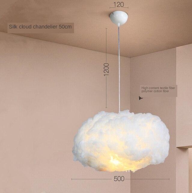 Modern hanging cloud lamps