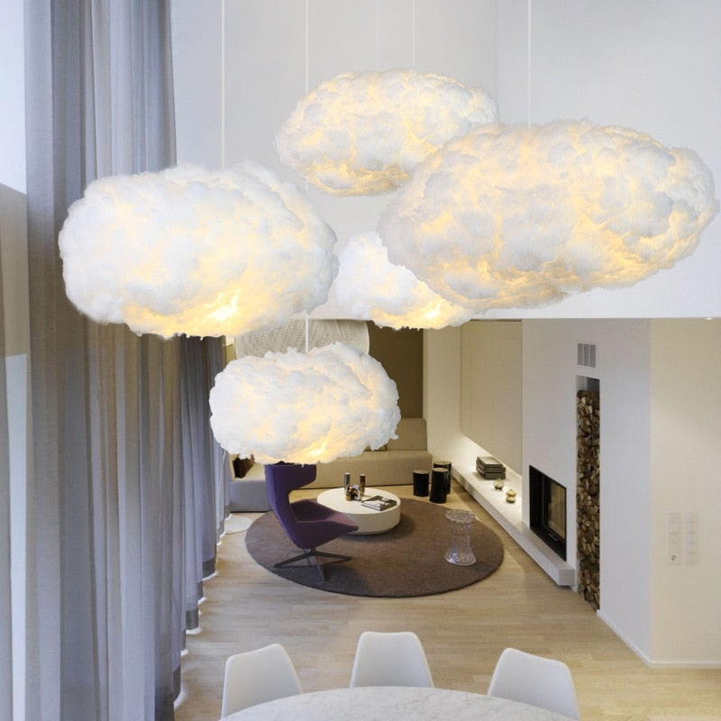 Modern hanging cloud lamps