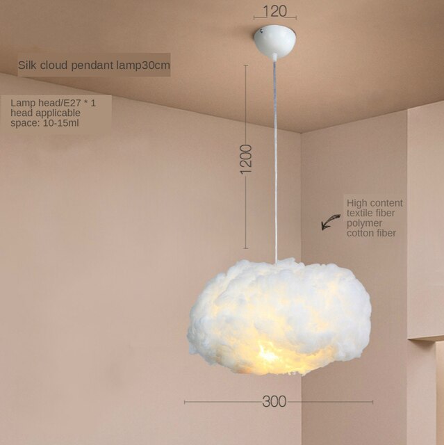 Modern hanging cloud lamps